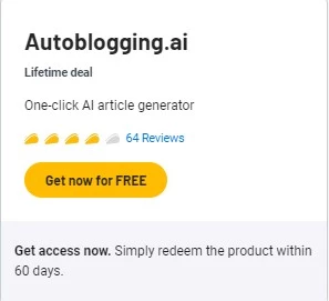 autoblogging ai lifetime deal for free