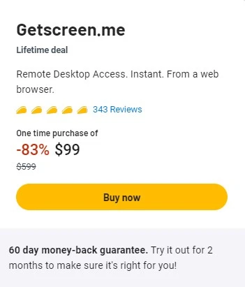 getscreen review lifetime deal
